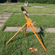 Ручная метательная машинка для занятий стрельбой по тарелочкам на природе Заяц-утка фото
