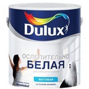 Dulux Ослепительно Белая матовая краска для стен и потолков, 5 л. фото