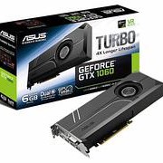 Видеокарта Asus PCI-E TURBO-GTX1060-6G nVidia GeForce GTX 1060 6144Mb 192bit GDDR5 1506/8008 DVIx1/HDMIx2/DPx2/HDCP Ret