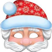 Маска картонная “Мир открыток“ Дед Мороз фото