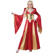 Карнавальный костюм California Costumes Средневековая королева взрослый, S (42-44) фотография