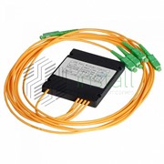 Делитель оптический 1х2, SM, 3мм, 1550нм, 50, 50, оконцованный SC/APC, 1м (корпус 10х90х20мм) фото
