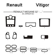 Renault MEGANE 02'-... A/C WITHOUT A/C Карбон, карбон+, алюминий фото