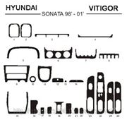 Hyundai SONATA 98' - 01' Карбон, карбон+, алюминий фото
