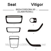Seat IBIZA/CORDOBA 08'-...(CLIMATRONIC) Карбон, карбон+, алюминий фото