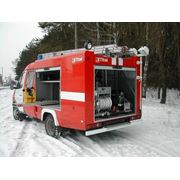 Пожарно-спасательный автомобиль АПП-2 (ГАЗ 330234х2) первой помощи «Дельфин» Экипаж человек 1+4объем цистерны для воды может быть увеличен до 700 литров фото