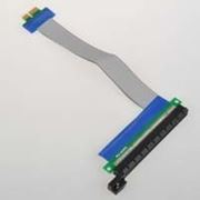 Переходник, Riser card PCI-Ex1 M - PCI-Ex16 F фото