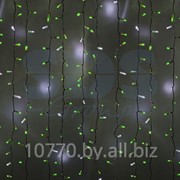 Гирлянда “Светодиодный Дождь“ 2х3м, эффект мерцания, белый провод, 220В, диоды ЗЕЛЁНЫЕ, NEON-NIGHT фотография