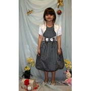 Нарядное платье для девочки на корсетной основе фото
