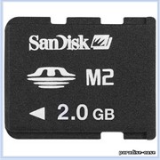 SanDisk Memory Stick Micro M2 2Gb no adapter