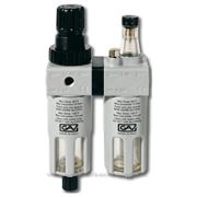 Фильтр для компрессоров GAV FRL-180 1/4 Дополнительные характеристики: Фильтр-редуктор-лубрикатор GAV FRL-180 для очищения сжатого воздуха от пыли, фото