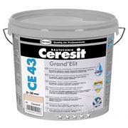 Ceresit CE 43 Фуга эластичная водоотталкивающая противогрибковая, графит (16), 5 кг