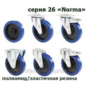 Колеса и ролики с полиамидным центром на эластичной резине (26 серия “Norma“) фотография