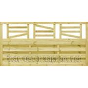 Забор деревянный “Нико“ фото