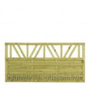 Забор деревянный “Вико“ фото