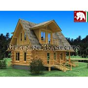 Дачный деревянный домик Сруб фото