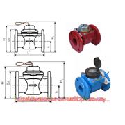 Счетчик воды (водомер) турбинный с импульсным выходом, тип MWN-NK, Ду-150,Py16, Q=150 м3/час, для холодной воды фланцевый, PoWoGaz-Польша фото