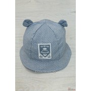 Панамка с ушками голубого цвета Дембохауз Д16-37Дж. л фото