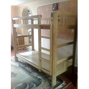 Мебель для подростков, кровать двухярусная деревянная, мебель для детских садов, яслей купить, цена, фото в Украине фото