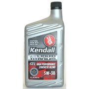 Полусинтетическое моторное масло Kendall GT-1 High Performance 5W-30 Liquid Titanium