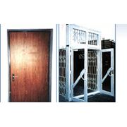 Двери металлические ворота гаражные фото