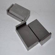 Пластины для передачи нагрузки ПЛБ при испытании на сжатие половинок балочек 40х40х160 мм фотография