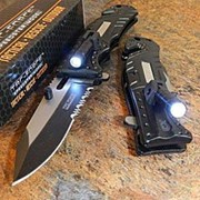 Тактический нож с светодиодным фонарем TAC-Force Шериф фото
