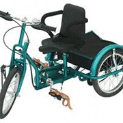 Велосипед реабилитационный для ребенка-инвалида с ДЦП с сиденьем-креслом фото