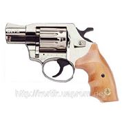 Револьвер ALFA 420, никель, деревянная рукоятка фото