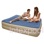 Двуспальная надувная кровать Pillow Rest Raised Bed INTEX 67714 фото