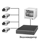 Система видеонаблюдения на базе квадратора фото