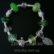 Женский браслет Pandora весенний зеленый фото