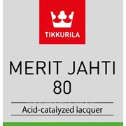 Лак полиуретановый Tikkurila Merit Jahti 80 для древесины, 3л. фотография