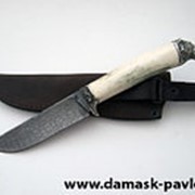 Нож из дамасской стали “Олень“ (малый) фото