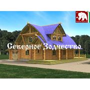 Дом загородный ручной рубки фото