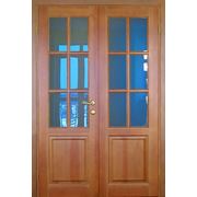 Двери межкомнатные двойные деревянные материал древесина сосны производство в Житомирской области.