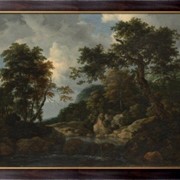 Картина Лесной ручей, Рейсдал, Якоб Исаак фотография