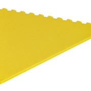 Треугольный скребок Frosty, желтый фото