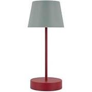 Лампа настольная oscar usb, 14,5х14,5х34 см, красная (72877) фотография