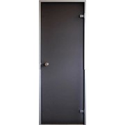 Стеклянные двери для хаммама Saunax Classic 79x209 (бронза) фотография