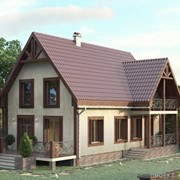 Проект дома в стиле «Прованс» D-163 фото