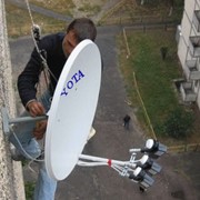 Установка спутниковых антенн фото