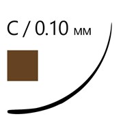 Цветные ресницы для наращивания Enigma mix 0,10/C/5-9 mm Мокка (16 линий) фото