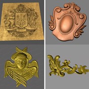 3D-модели гербов для фрезеровки на станках фото