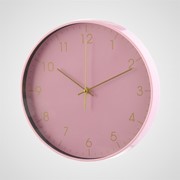 Часы Настенные Розовые 28,5 см. фотография