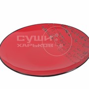 Тарелка круглая (d 28 см) красная Mitsui фото