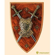 Панно Мини-меч Эскалибр, мини-меч Карла Великого, кираса фотография