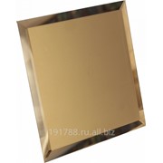 Плитка зеркальная, сатин бронза размер 350*350. фото