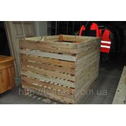 Овощной деревянный контейнер 1600х1200х1200мм фотография