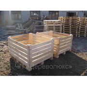 Деревяный ящик для овощей, Евроконтейнера, деревянная упаковка, деревянные ящики фотография